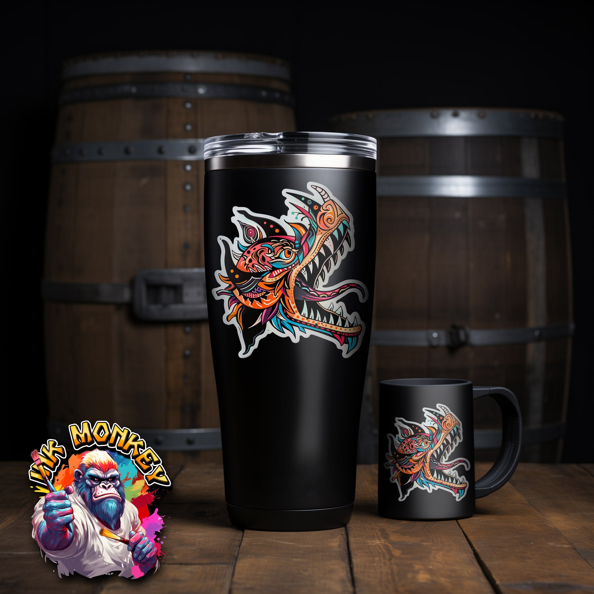 Colorful Dragon - Decal